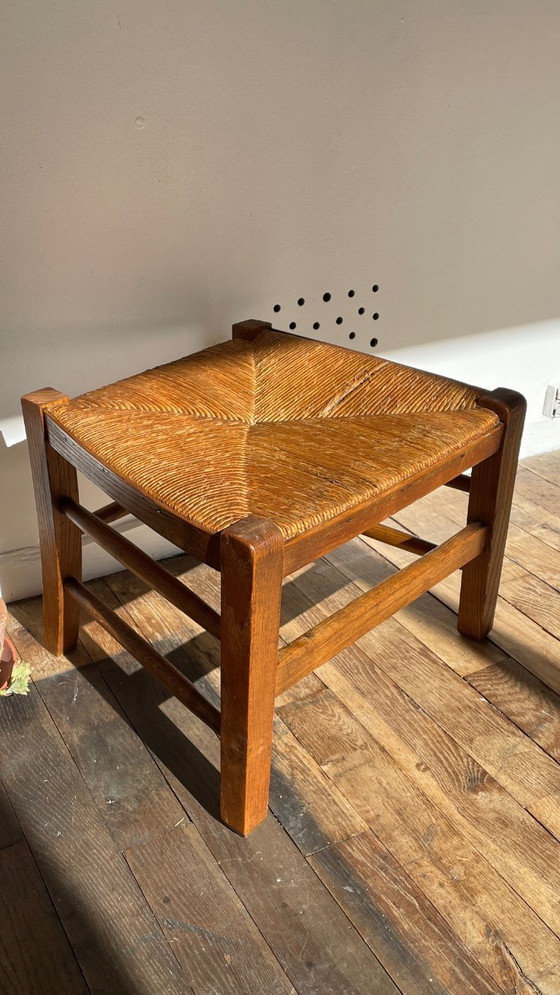 Image 1 of TABOURET Paille Ancien Esprit CAMPAGNE