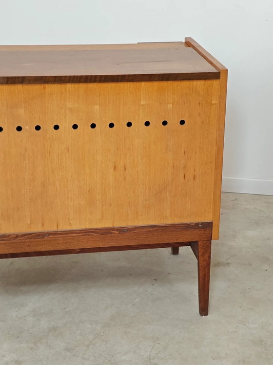 Deken kist of minibar Frantisek Mezulanik voor Up Zavody 60 – Barkrukken, Wood, Mid Century Modern (photo 25 of 30)
