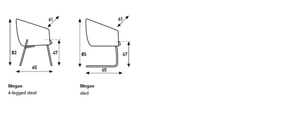 Image 1 of 2x Artifort Megan