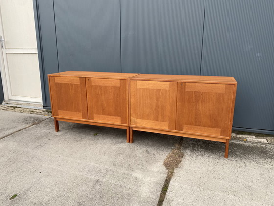 Image 1 of Set van twee vintage dressoirs 