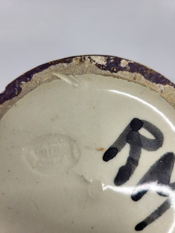 Image 1 of Vallauris RM vase, decorated with fine gold, France, French Riviera, 1950