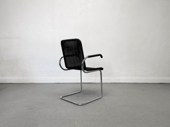 1/2 Tecta D41 Chair Wicker black Bauhaus – Armchairs, Chrome (photo 8 of 12)