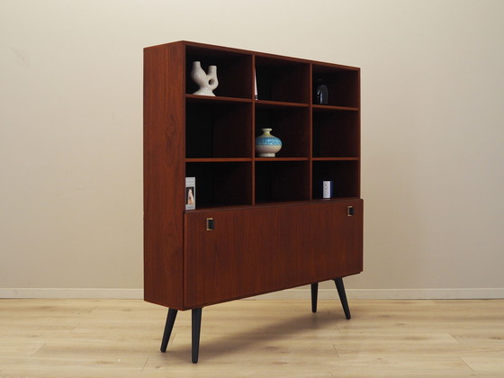 Image 1 of Teak bookcase, Danish design, 1970s, designer: Peter Løvig Nielsen