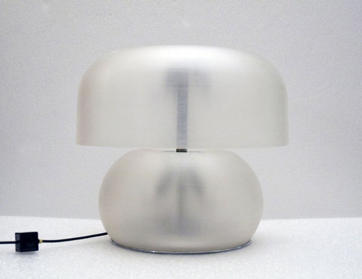 Large methacrylate table lamp, Italy, 1970s