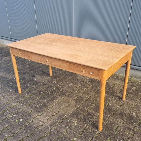 Image 1 of Hans Wegner PP-305 oak desk table