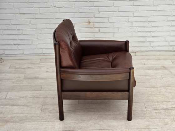 1970er Jahre, skandinavischer Sessel, Möbelleder, Buchenholz – Wood (photo 6 of 18)
