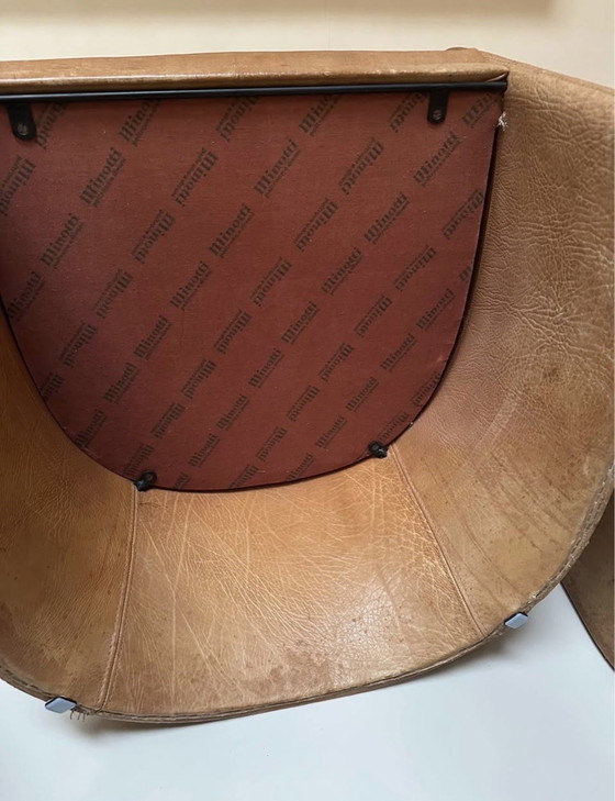 Image 1 of Coppia di sedie classiche in pelle Minotti