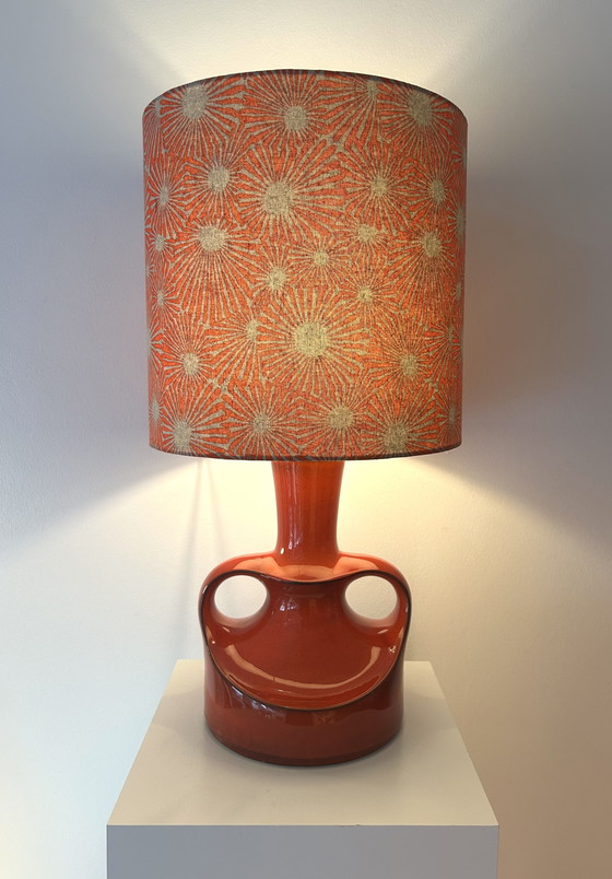 Image 1 of Rare designer lamp PAN ceramic - West German Pottery