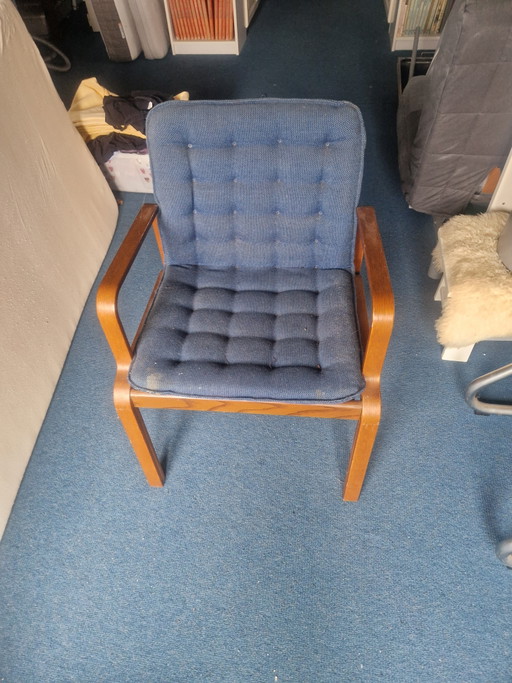 6 x Kinnarps Chairs from 1986 – stoelen fauteuils, Textile, Wood