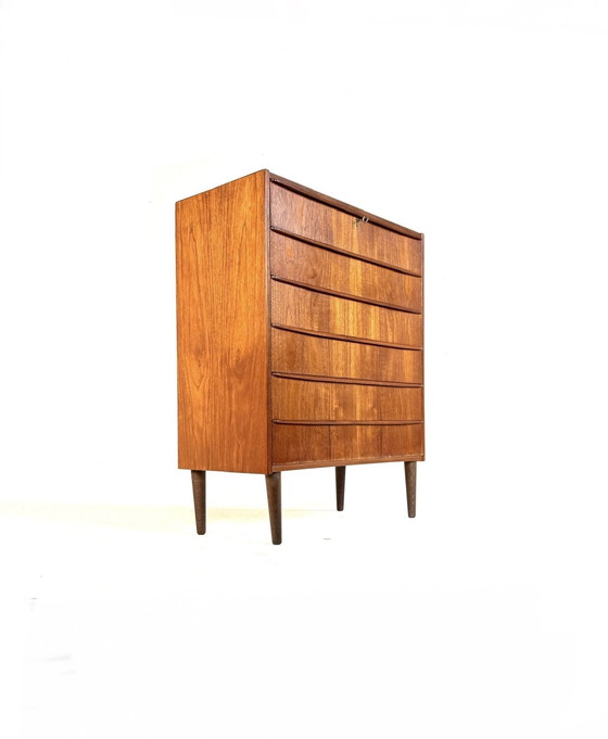 Image 1 of Cassettiera danese vintage in teak anni '60