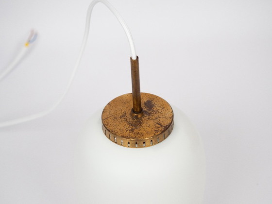 Image 1 of Danish vintage pendant lamp Kina by Bent Karlby, Lyfa, 1946