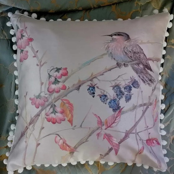 Image 1 of Taies d'oreiller Birds.faites à la main