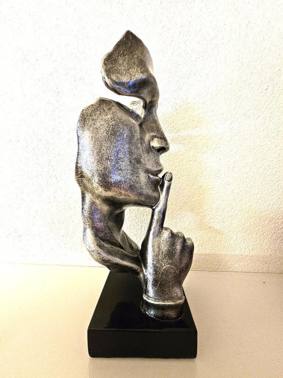 Image 1 of Sculpture moderne « Silence » d'après Salvador Dalí