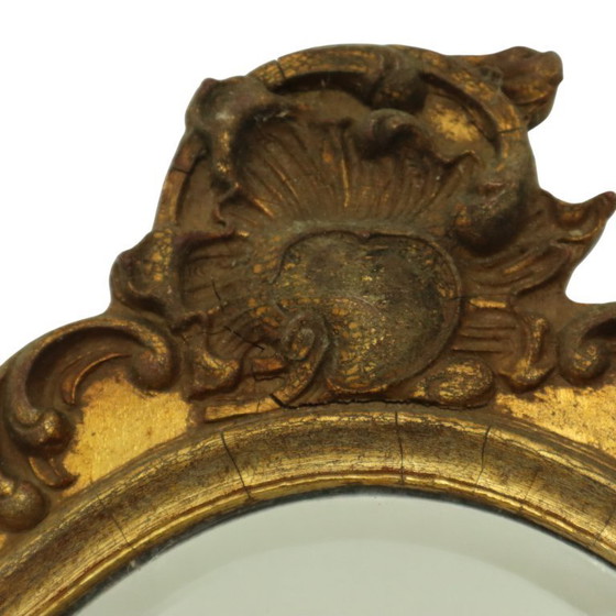 Image 1 of Specchio Deknudt in foglia d'oro di metà secolo