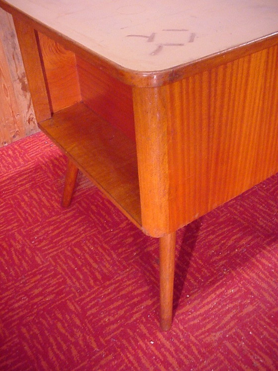 Image 1 of Mostrador de caoba de diseño, mueble de tienda, muebles antiguos, bar