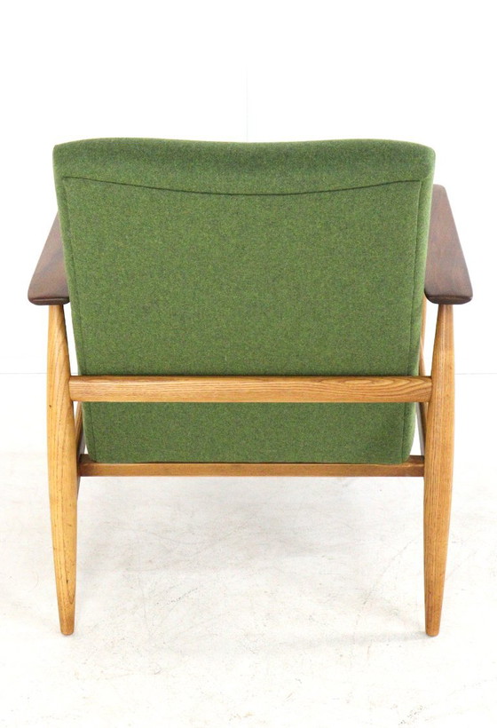 Vintage armchair easy chair newly upholstered – Wood (photo 13 of 13)