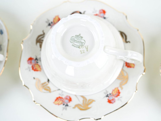 Image 1 of Porzellantassen-Set, deutsches Design, 20. Jahrhundert, hergestellt in Deutschland