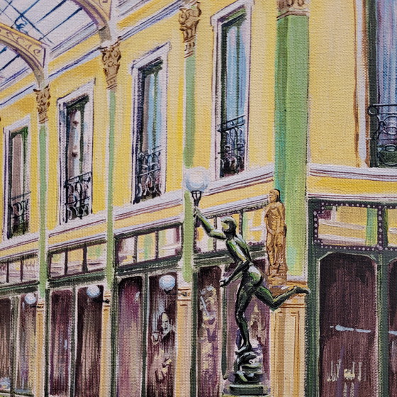 Image 1 of “Pasaje Gutiérrez, Valladolid” José A. Herrero – Pintura Contemporánea