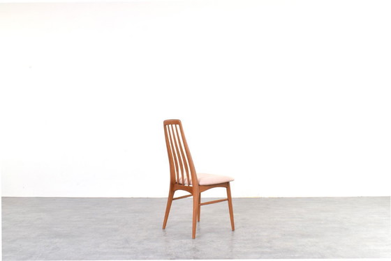 Image 1 of Sedie da pranzo Eva Mid-Century in teak e lana di Niels Koefoed per Koefoed Hornslet, anni '60, set di 4