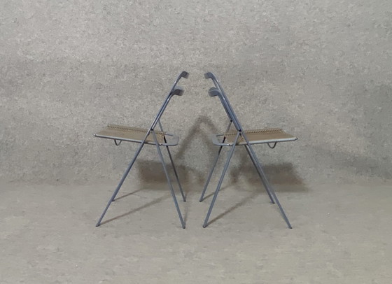 Image 1 of 2× SEDIA A GOCCIA ITALIA SEDIA A GOCCIA MEDIOEVO DESIGN DANESE ANNI '60 VINTAGE RETRO