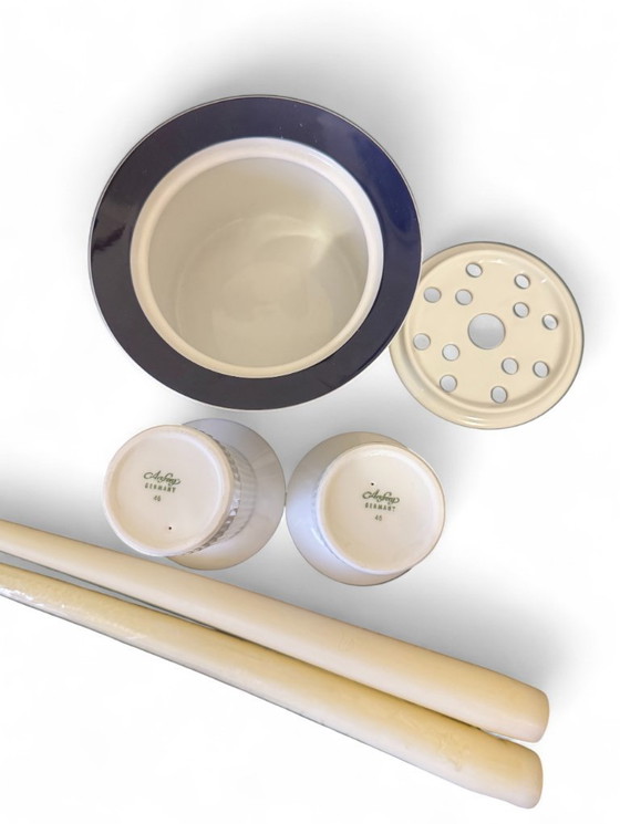 Image 1 of Juego de candelabro y florero Arzberg, década de 1960