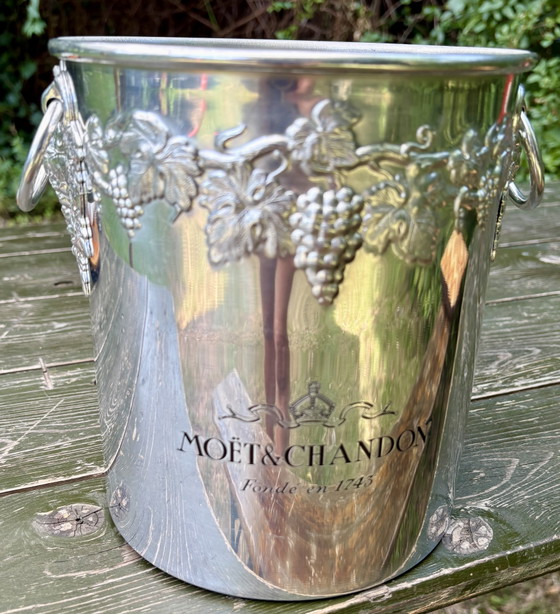 Originale secchiello per champagne vintage Moët & Chandon – Marcato Argit (Francia) – Accessori da tavola (photo 10 of 10)