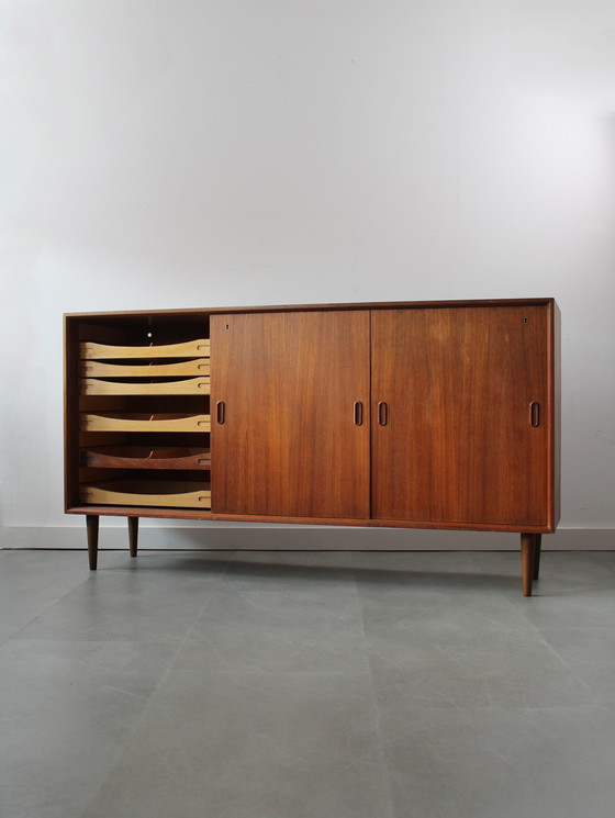 Image 1 of Vintage Danish Sideboard in Teak with 19 Drawers