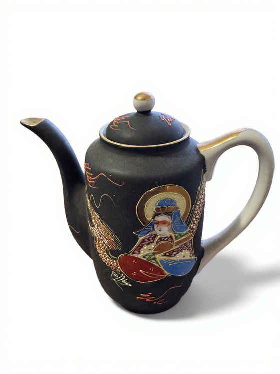 Image 1 of Servizio da sei tè e caffè Kutani - Giappone