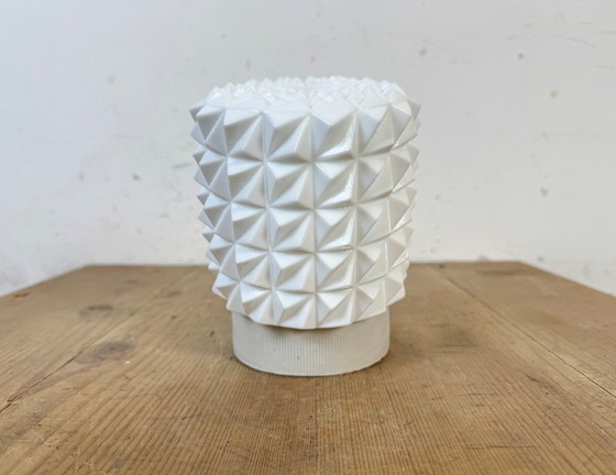 Image 1 of Applique murale vintage en porcelaine blanche, années 1970