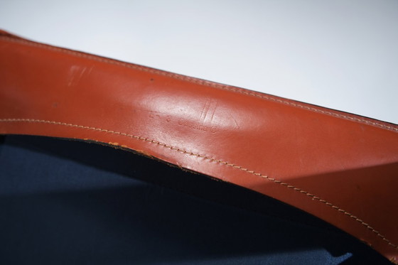 Image 1 of Splendida e antica sedia da pranzo in pelle Cab 414 di Mario Bellini per CASSINA Italia