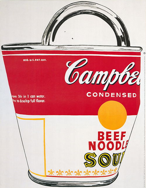 Andy Warhol - Lata de sopa Campbell. Impresión offset de 1962.