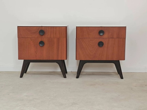 Comodino di Jindrich Halabala per Up Zavody 1950 – Comodini, Wood, Art Deco (photo 17 of 30)