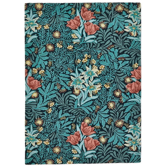 Tappeto Brink en Campman Morris & Co Bower Indigo – Brink & Campman, Tappeti, Lana (photo 2 of 6)