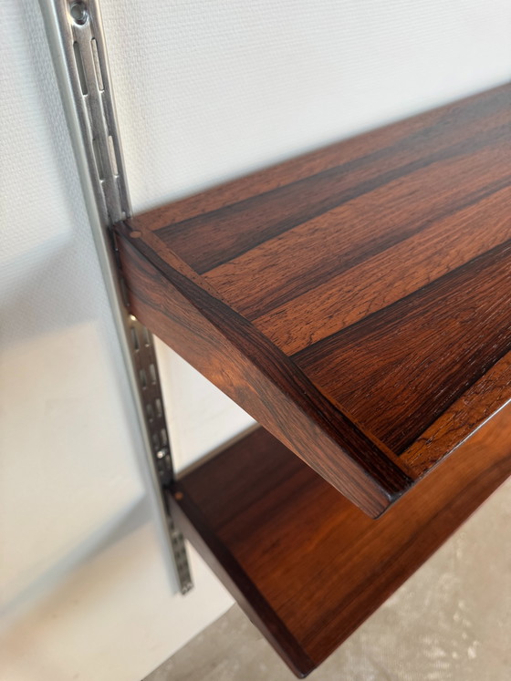 Image 1 of Kai Kristiansen palissander wandsysteem van Feldballes Møbelfabrik – Deense modulaire elegantie