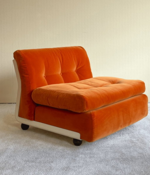 Poltrona modulare “Amanta” disegnata da Mario Bellini per B&B Italia, circa 1970