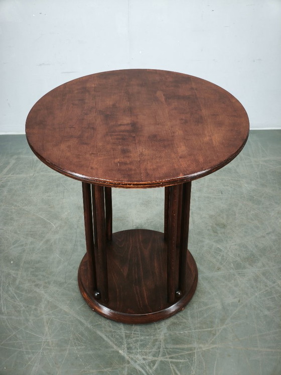 Image 1 of Fledermaus Vienna Secession Bentwood Table, Austria, circa 1900