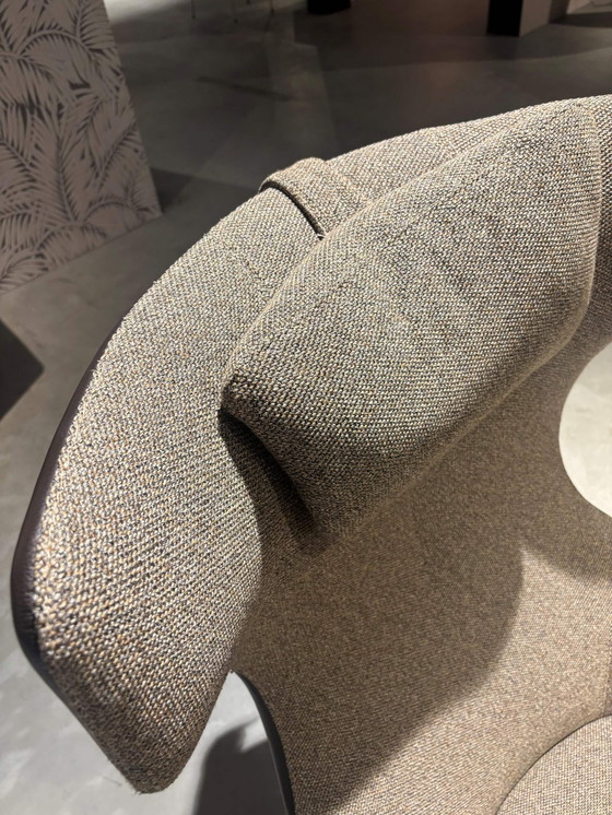 Image 1 of Poltrona reclinabile Leolux Caruzzo con pouf