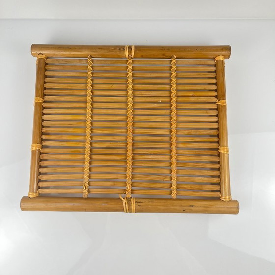 Image 1 of Bambustablett mit Griff, 1960/70
