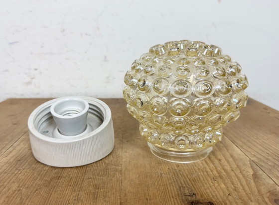 Image 1 of Vintage White Porcelain Wall Light, 1970s