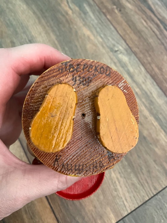 Image 1 of Bambole russe in legno/figure popolari, dipinte a mano e firmate (vintage)