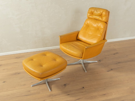 Sillón SEDIA con reposapiés, Horst Brüning para Cor – Sillones, Cromo, Cuero (photo 2 of 10)