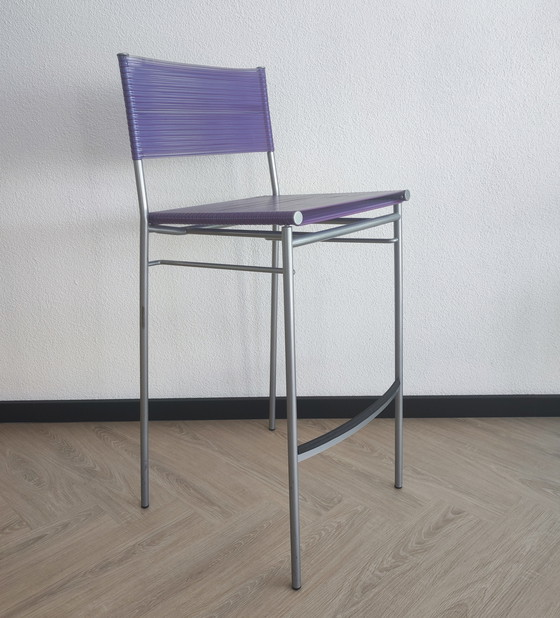 Image 1 of 2x Bonacina Miss B stools - design Tito Agnoli