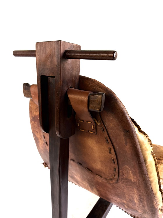 Image 1 of Brazilian Brutalist three-legged armchair '60