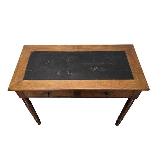 Image 1 of Antica scrivania inglese in radica di noce, circa 1860