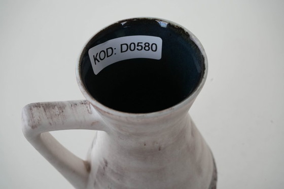 Image 1 of Keramikvase mit Henkel, deutsches Design, 1960er Jahre, hergestellt in Westdeutschland