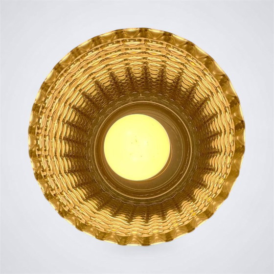 Image 1 of Vintage Scandinavische glazen hanglamp — Toegeschreven aan Carl Fagerlund / Reijmyre, jaren 60