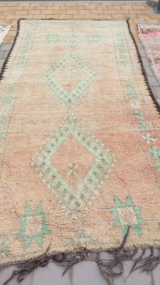 Image 1 of Tapis marocain vintage, tapis berbère 150x330 cm