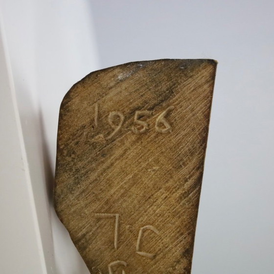 Image 1 of Escultura geométrica abstracta de madera de J. Limperg, Países Bajos, 1956.