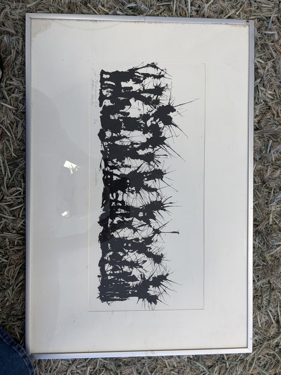 Image 1 of Zeefdruk J.Kraanen 1/10 “Wilgen” 