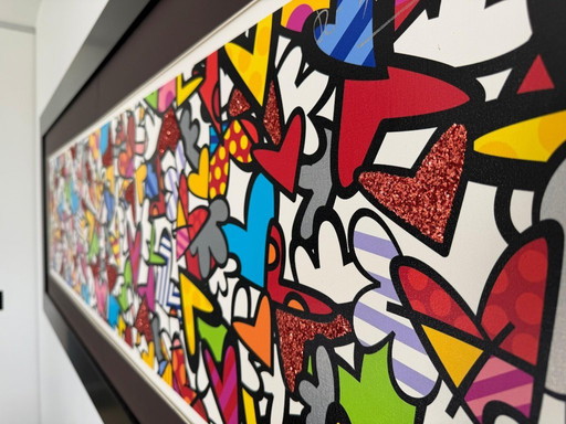 « Vivant » Romero Britto : estampe sur toile